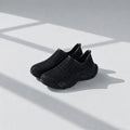 EXTRALOGIA FORM02 3D printed shoe pair — showing triangulated open-lattice structure