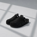 TRANSIT 02 3D printed clog — lattice upper, buckle strap, and contoured sole